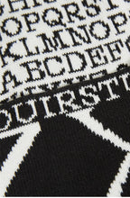 Alphabet Print Hat