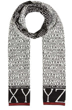 Alphabet Print Scarf
