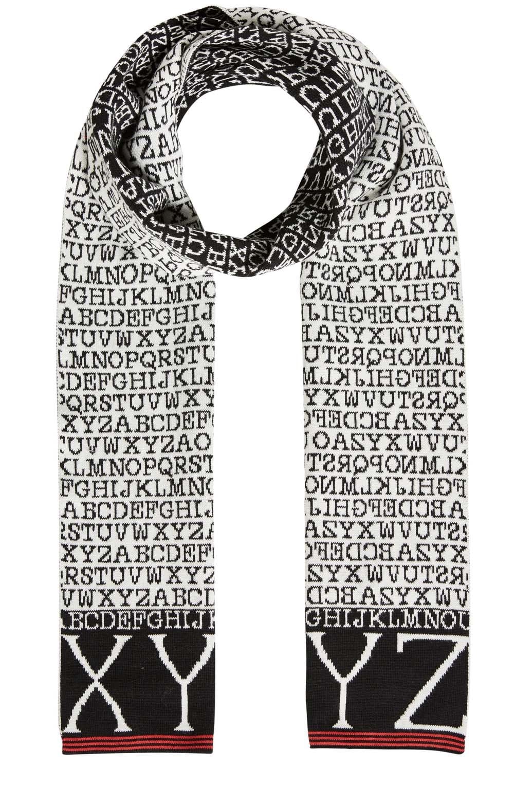 Alphabet Print Scarf