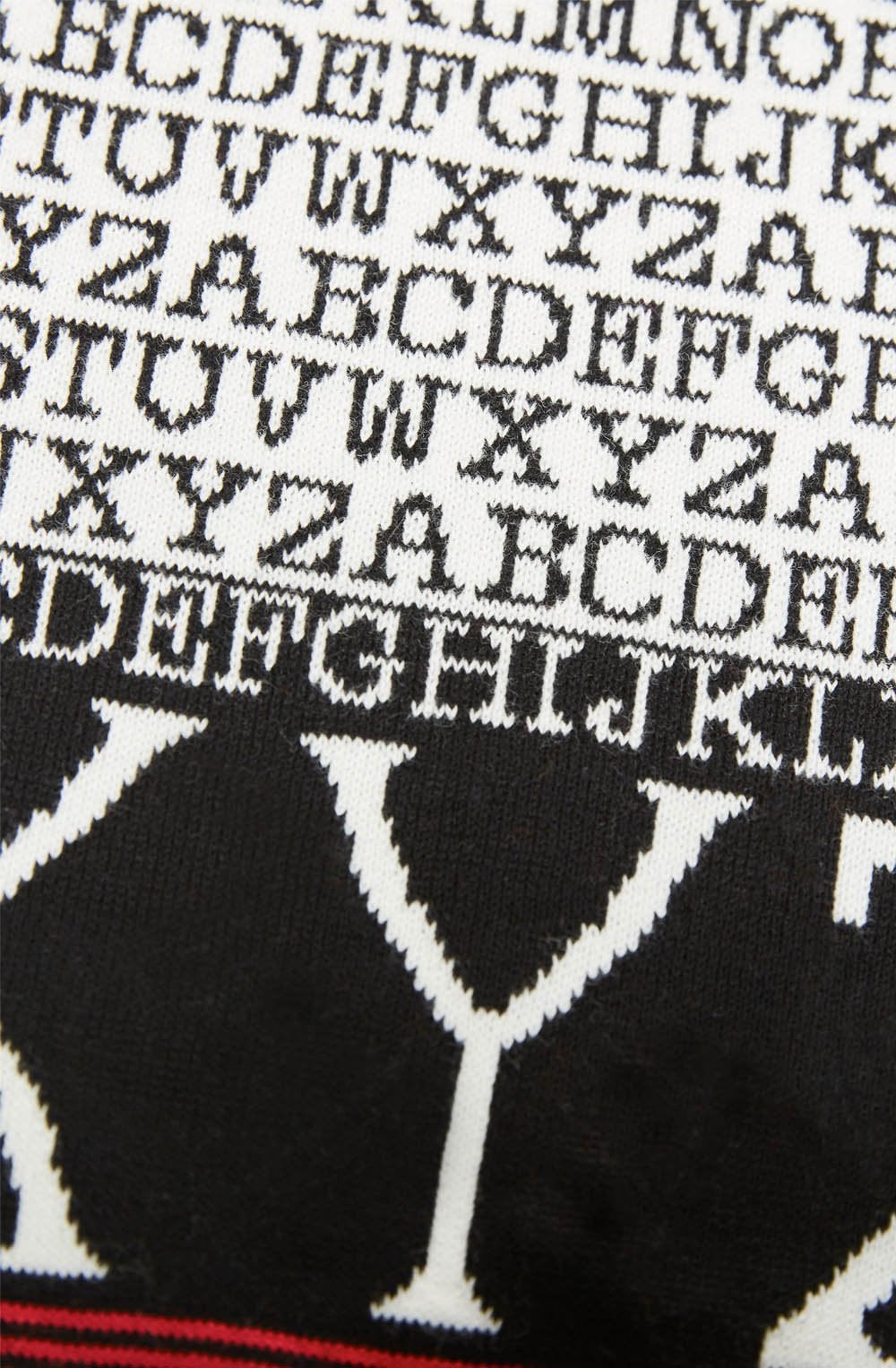 Alphabet Print Scarf