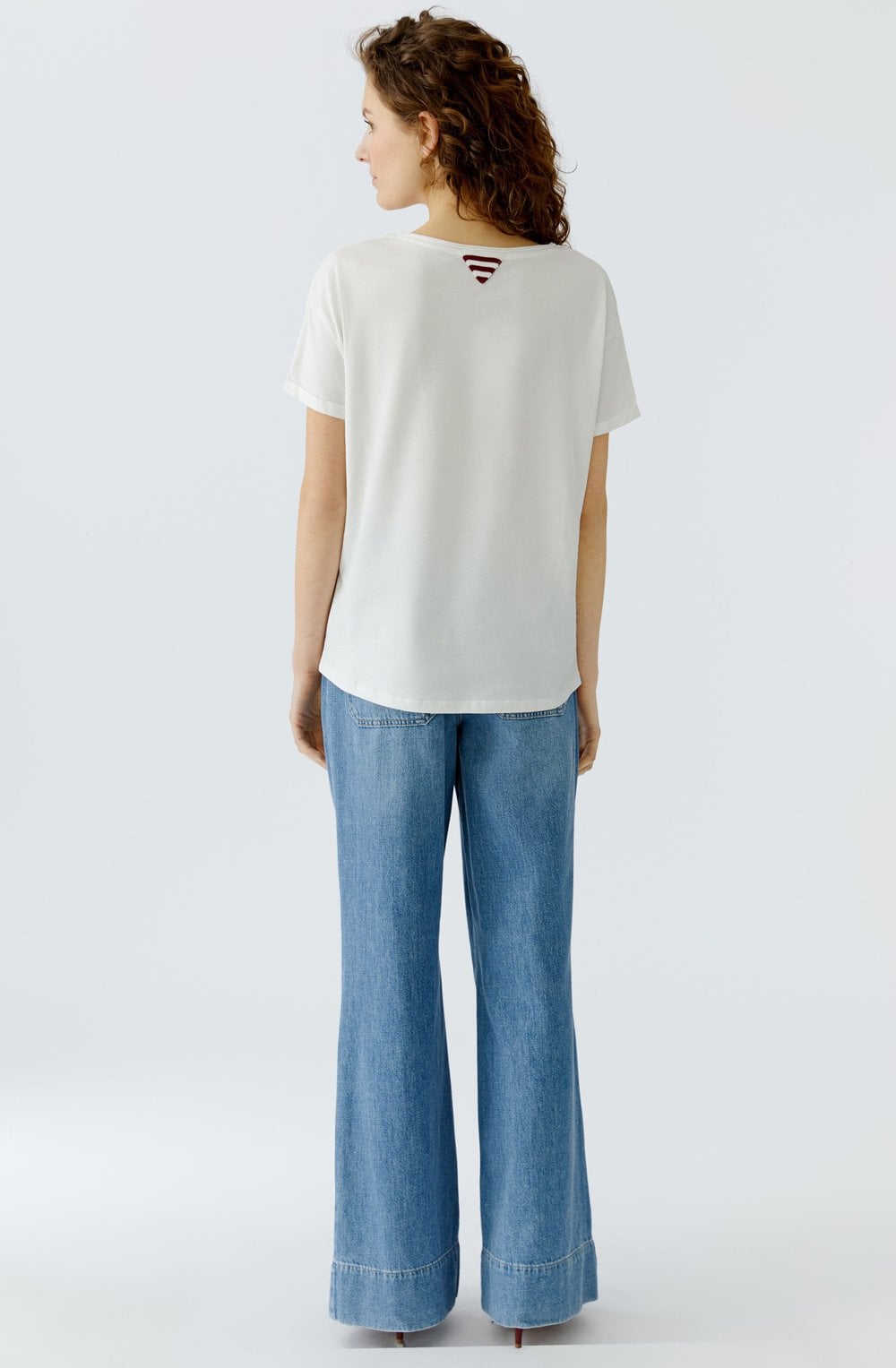 Amour Motif Jersey T Shirt