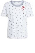 Anchor Print T Shirt
