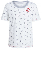 Anchor Print T Shirt