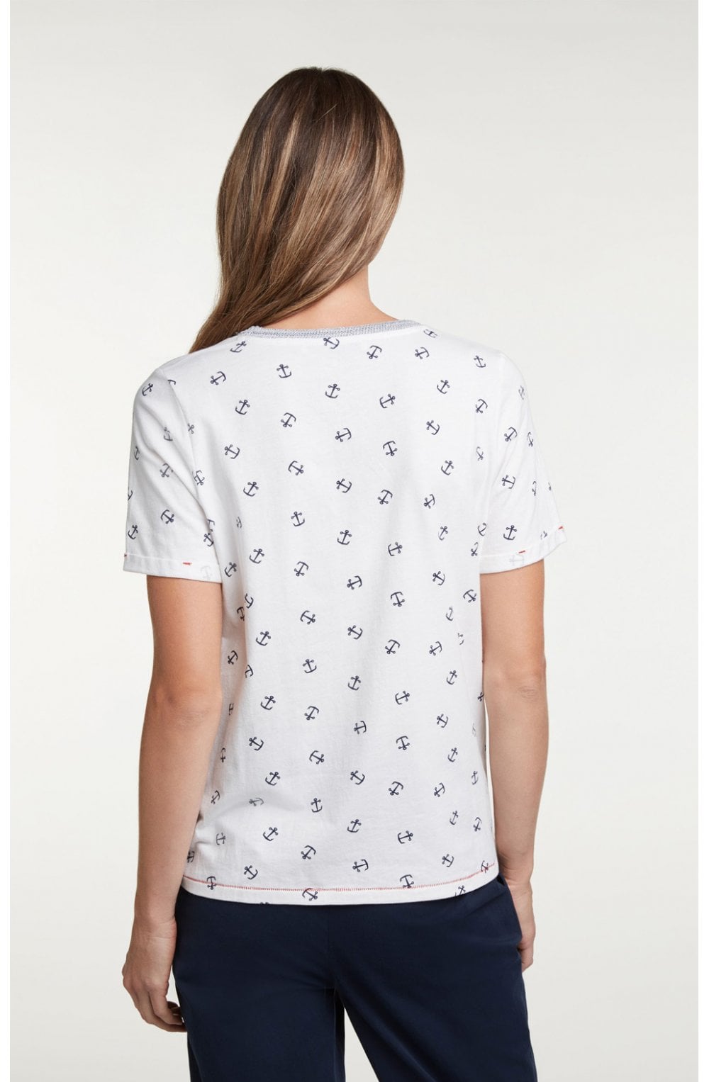 Anchor Print T Shirt
