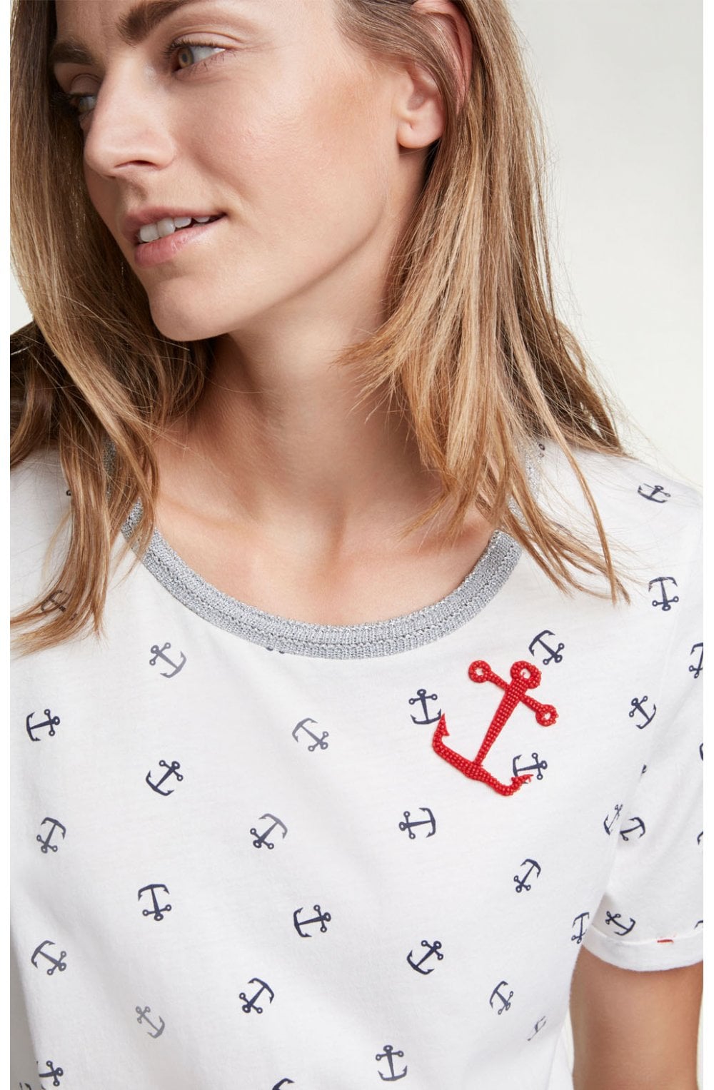 Anchor Print T Shirt