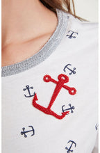 Anchor Print T Shirt