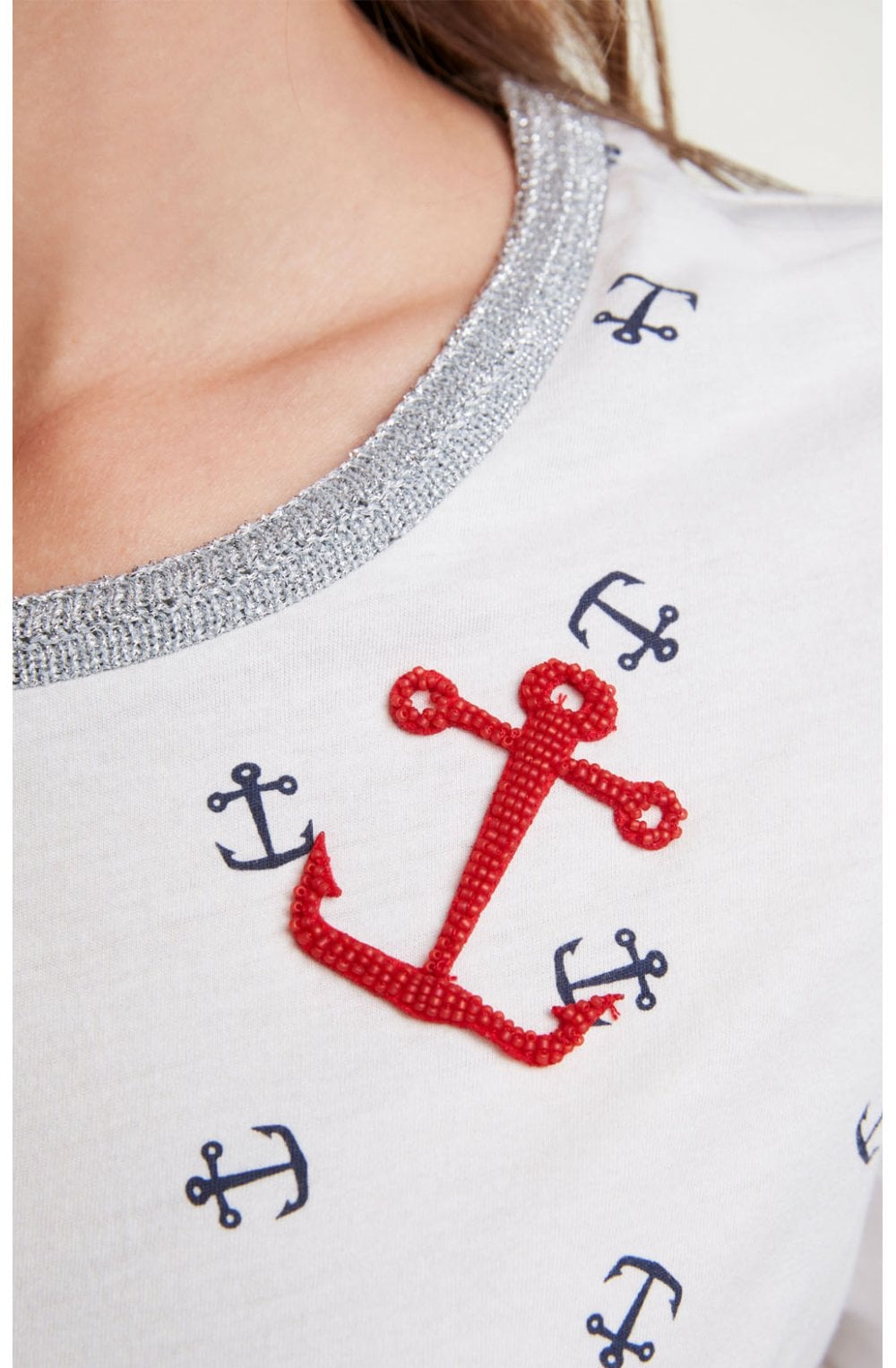 Anchor Print T Shirt