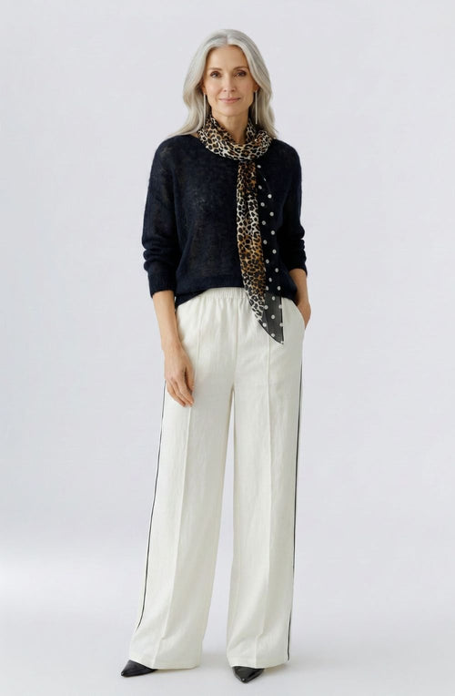 Animal Print and Polka Dot Scarf
