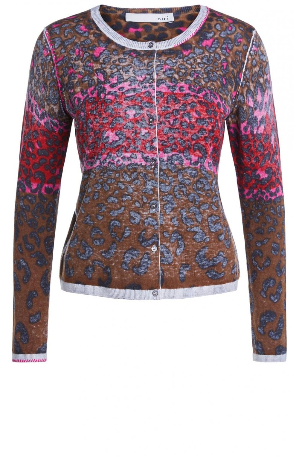Animal Print Cardigan