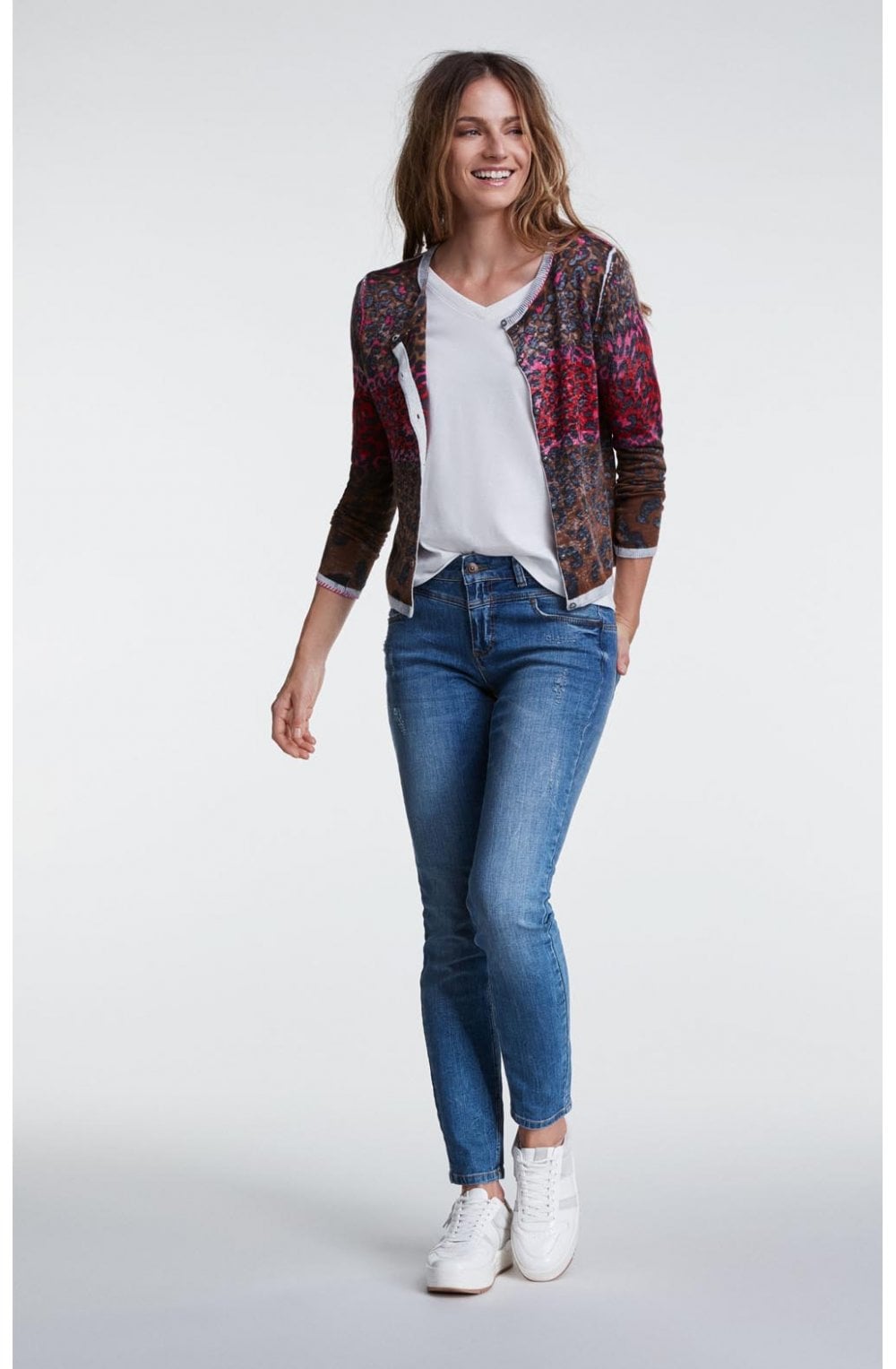 Animal Print Cardigan
