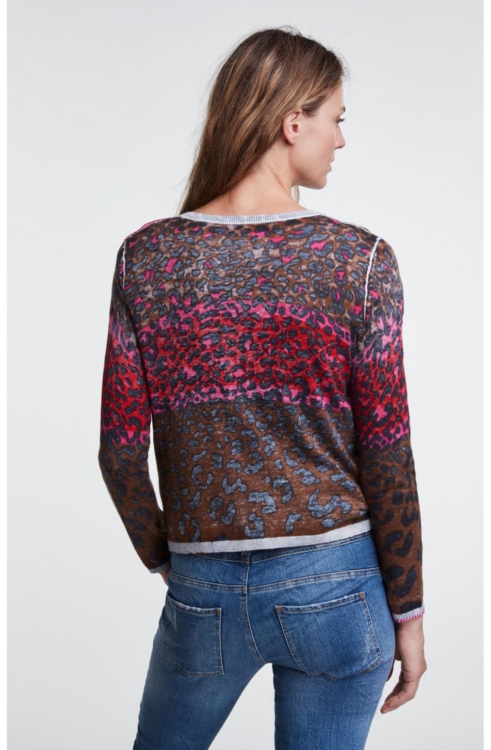 Animal Print Cardigan