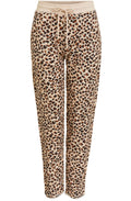 Animal Print Casual Trousers