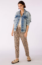 Animal Print Casual Trousers