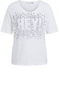 Animal Print Hey Slogan T Shirt
