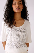 Animal Print Hey Slogan T Shirt