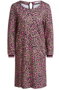 Animal Print Jersey Dress