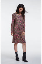 Animal Print Jersey Dress