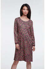 Animal Print Jersey Dress