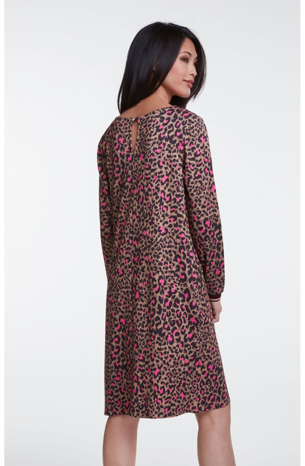 Animal Print Jersey Dress