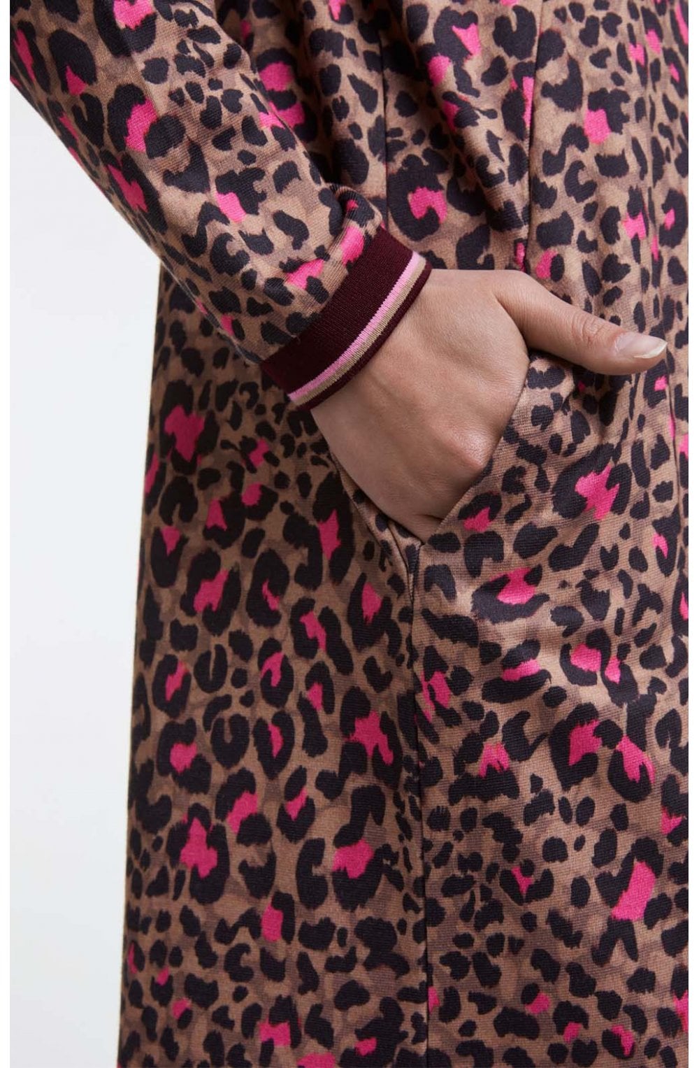 Animal Print Jersey Dress