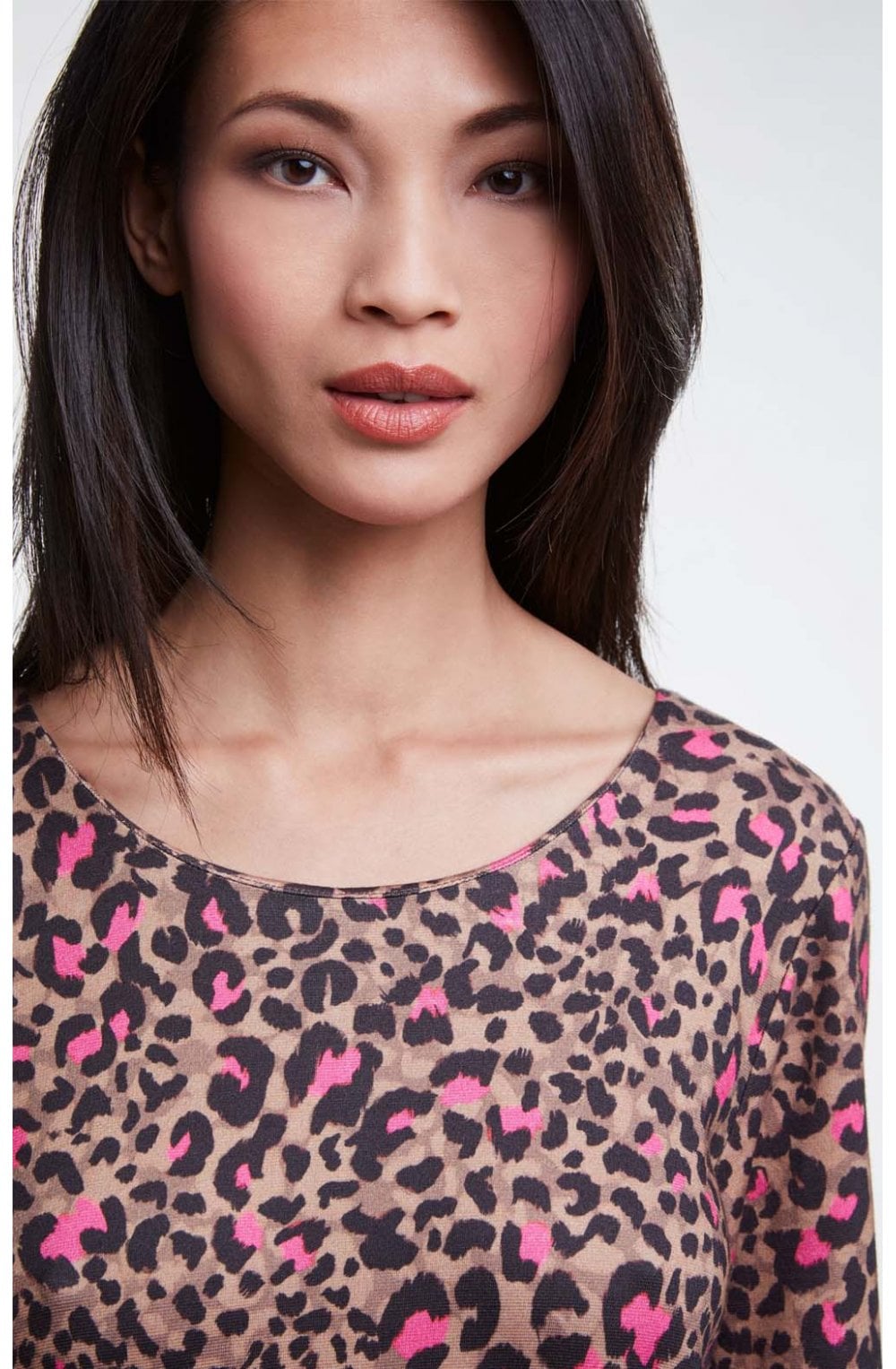 Animal Print Jersey Dress