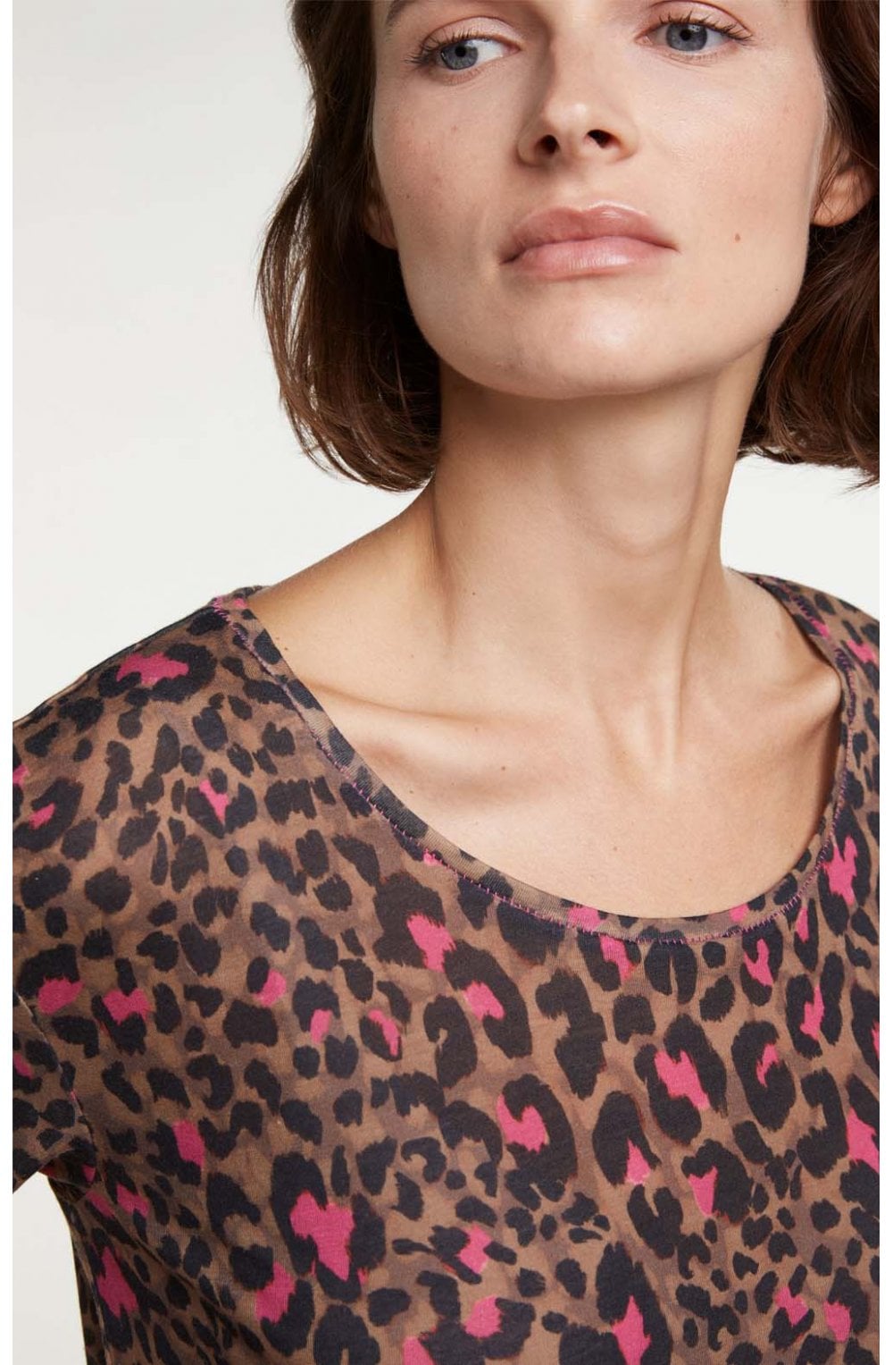 Animal Print Jersey T Shirt