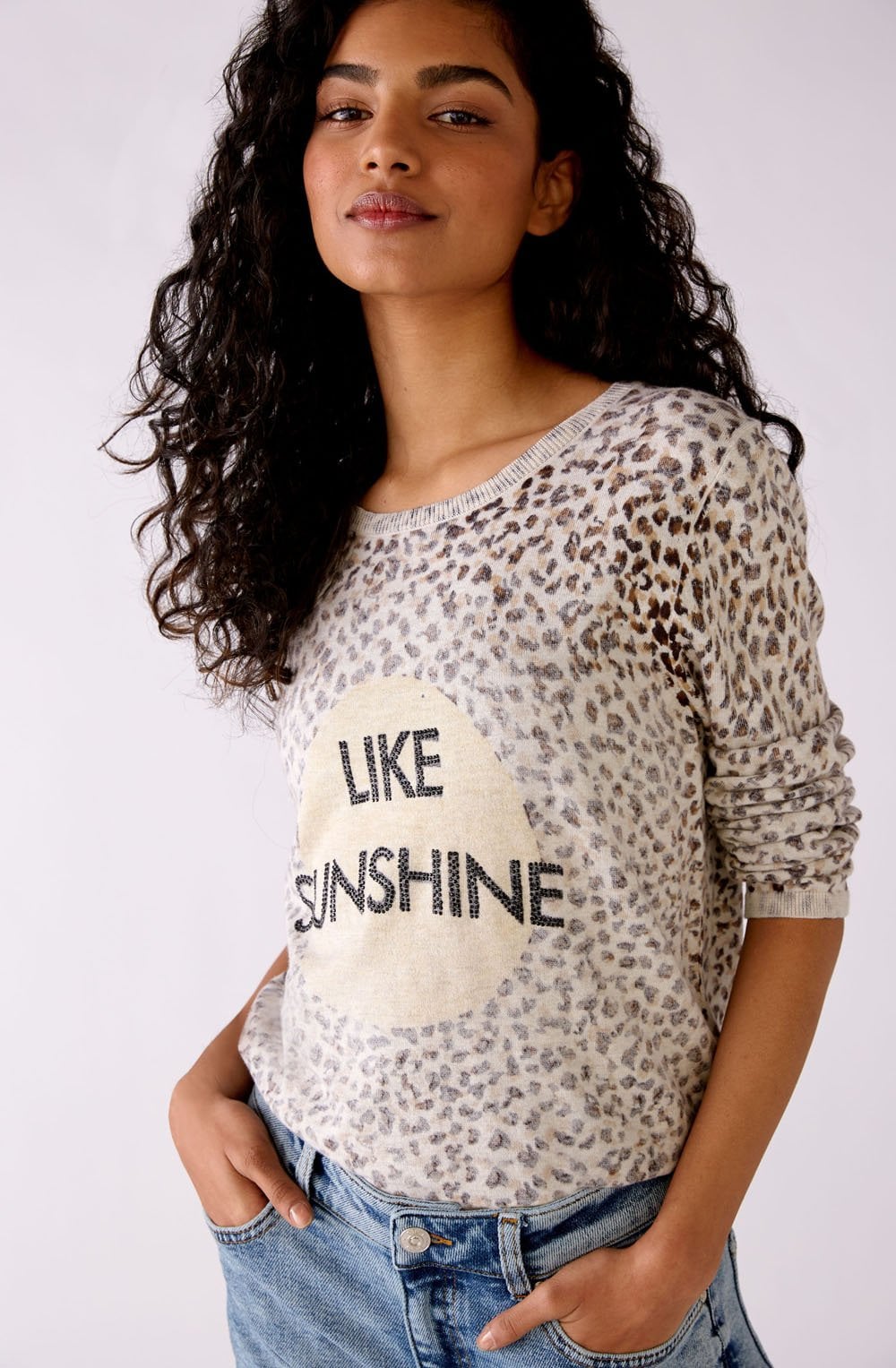 Animal Print Like Sunshine Jumper