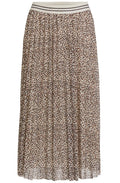 Animal Print Maxi Skirt
