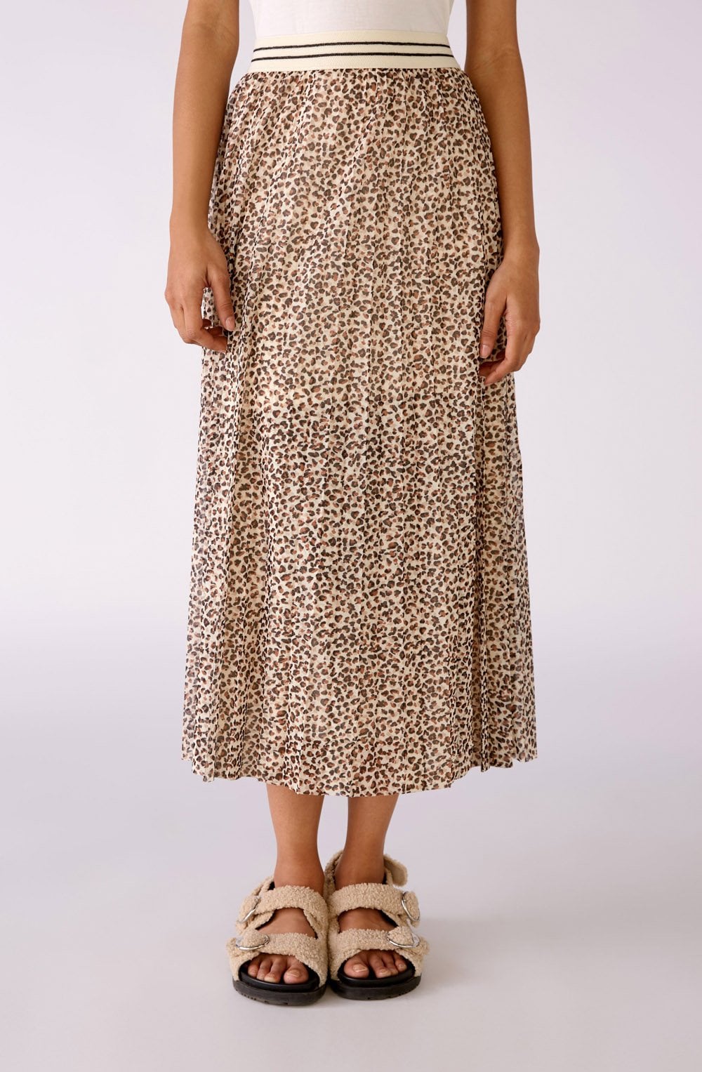 Animal Print Maxi Skirt