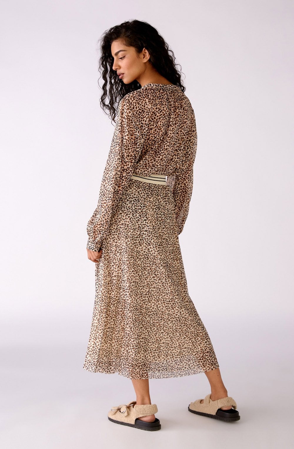Animal Print Maxi Skirt