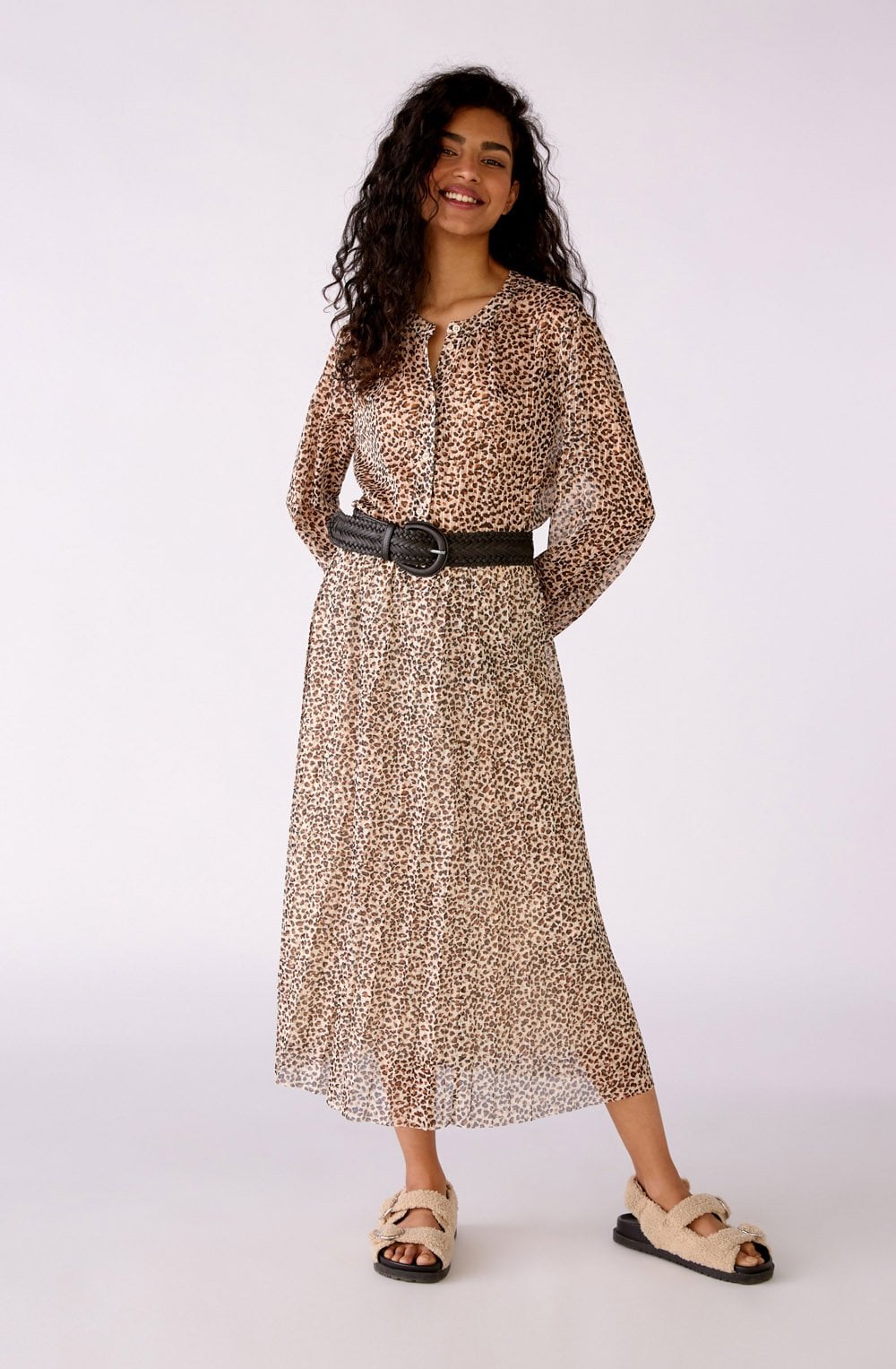 Animal Print Maxi Skirt