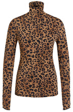 Animal Print Polo Neck
