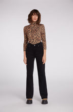 Animal Print Polo Neck