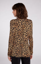 Animal Print Polo Neck