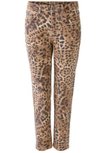 Animal Print Relaxed Tapered Jeans