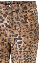 Animal Print Relaxed Tapered Jeans
