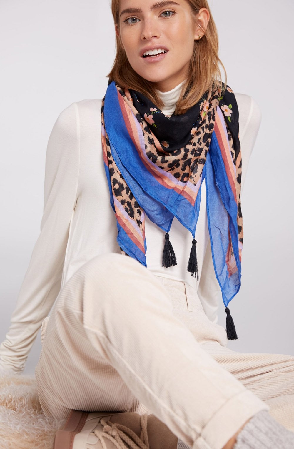 Animal Print Scarf