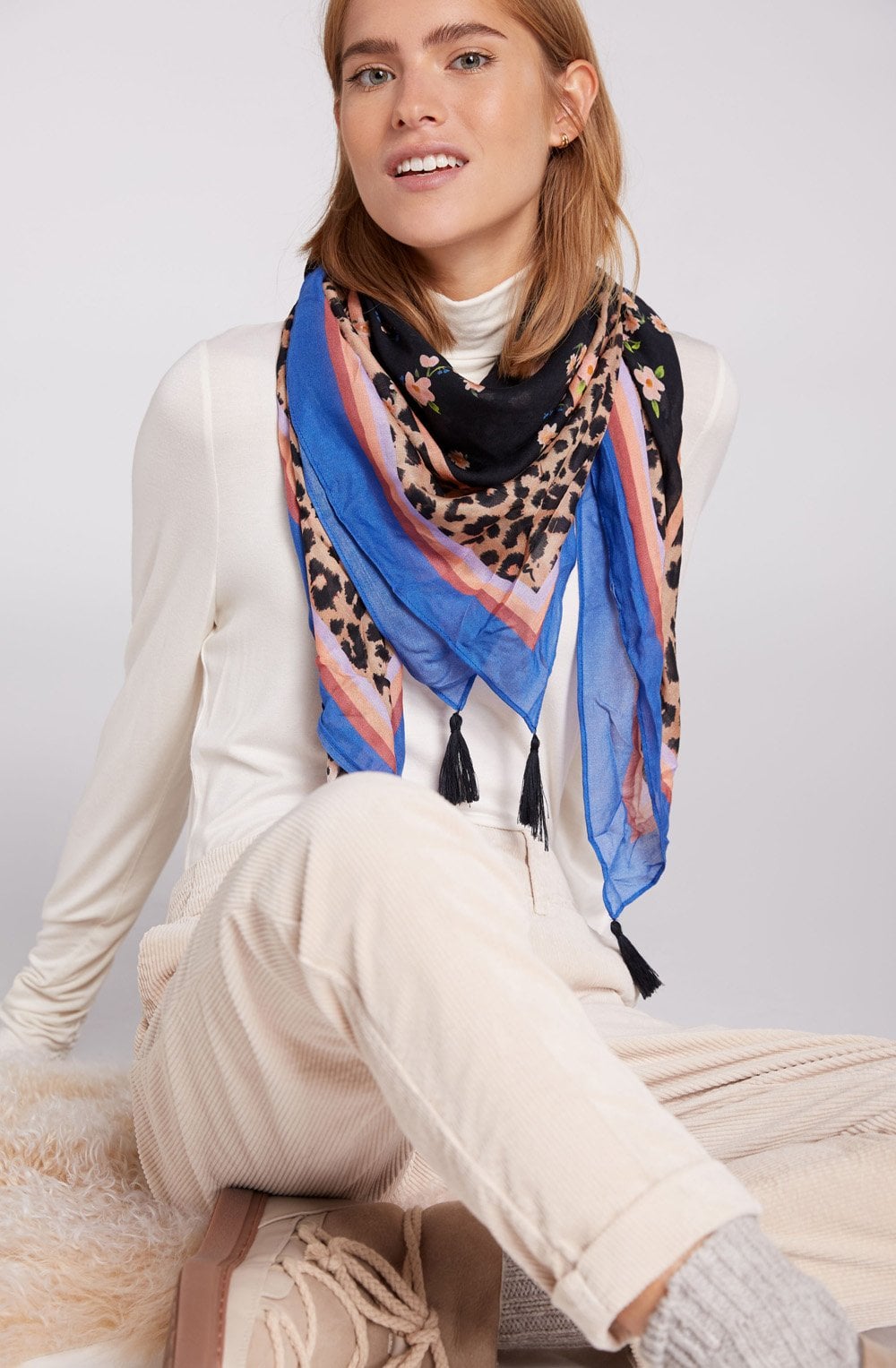 Animal Print Scarf