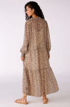 Animal Print Semi Sheer Dress