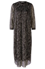 Animal Print Semi Sheer Full Length Dress