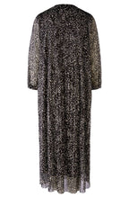 Animal Print Semi Sheer Full Length Dress