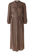 Animal Print Shirt Dress