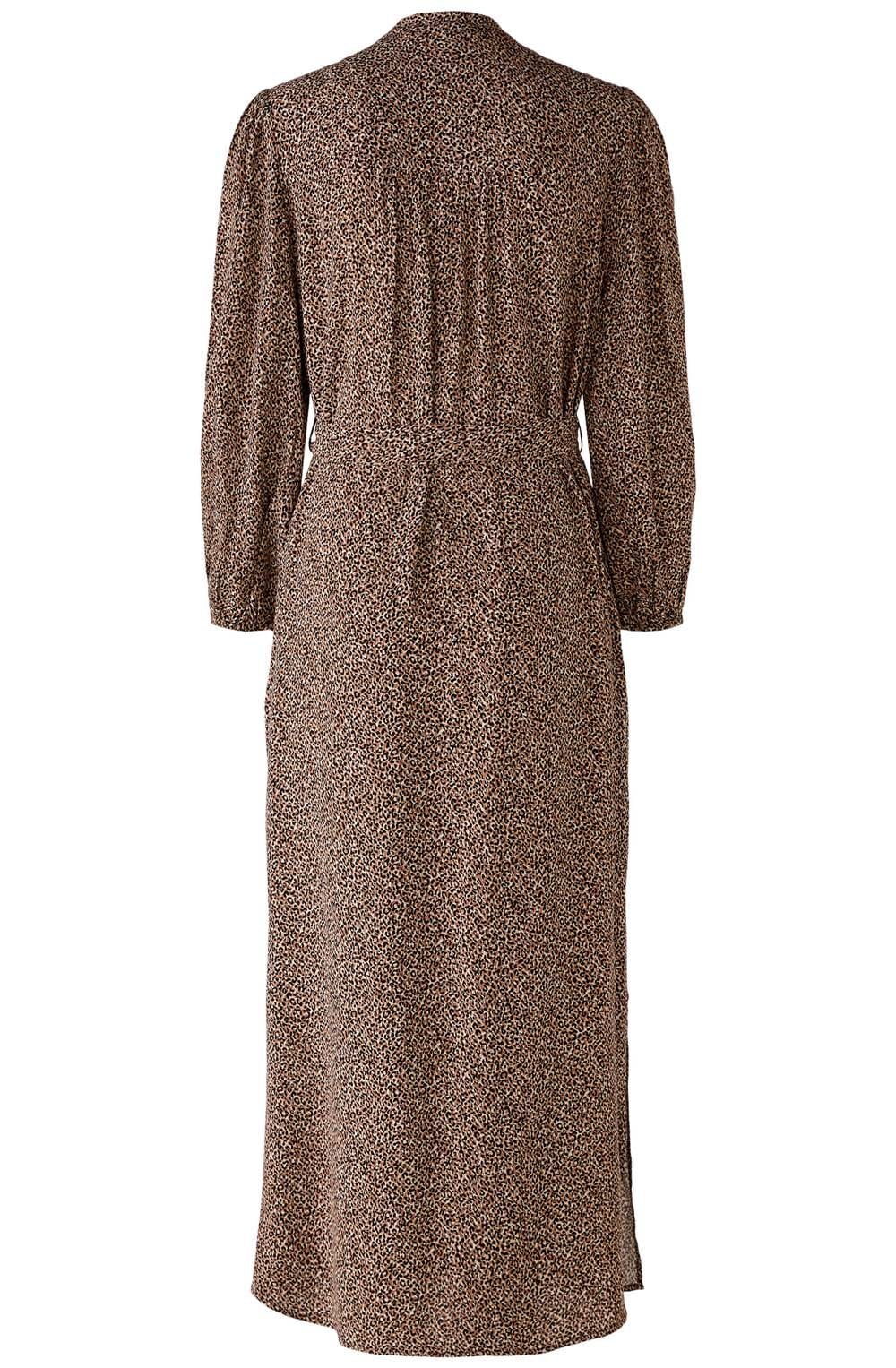 Animal Print Shirt Dress