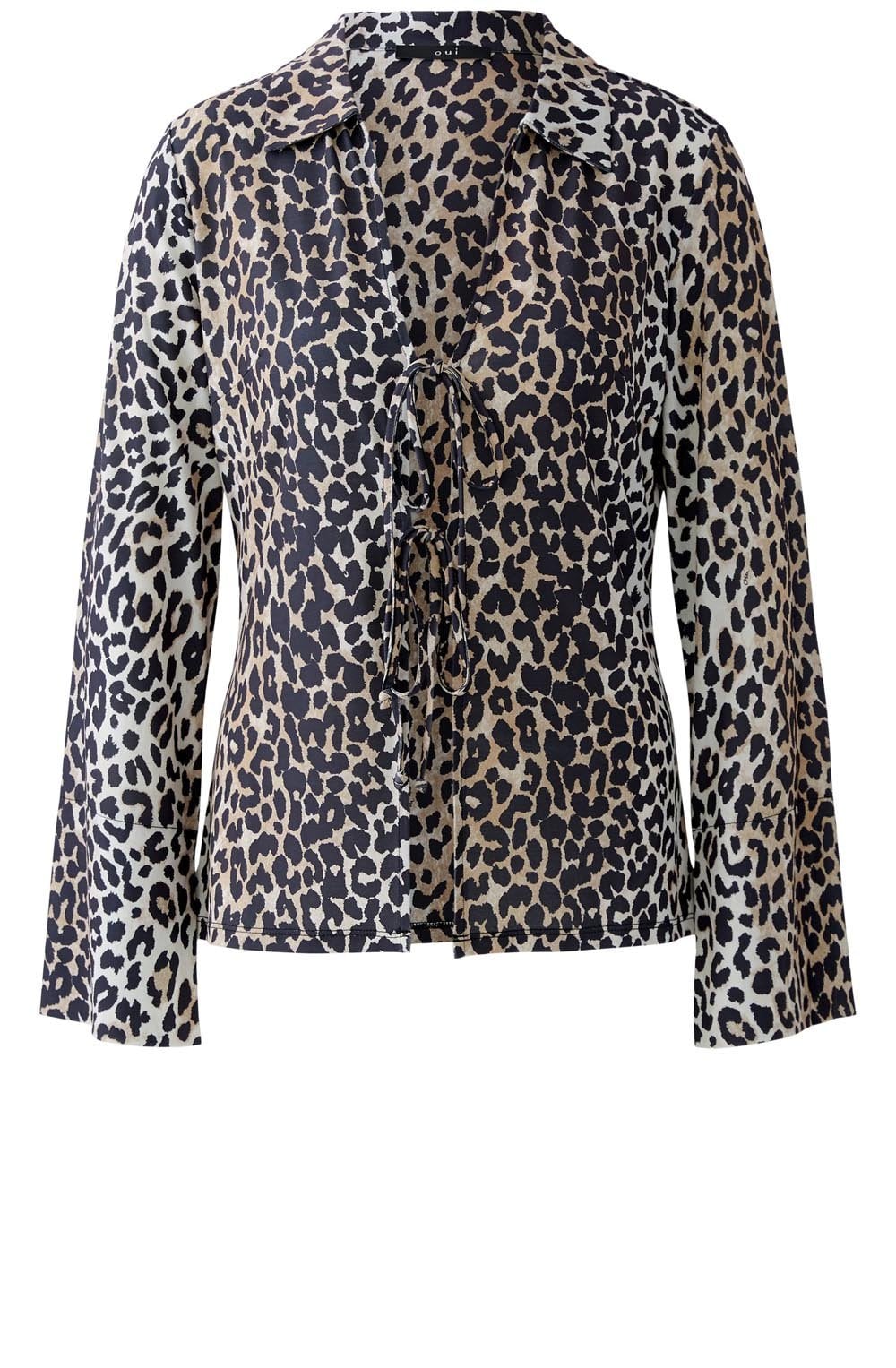 Animal Print Silk touch Jersey Blouse