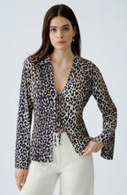 Animal Print Silk touch Jersey Blouse