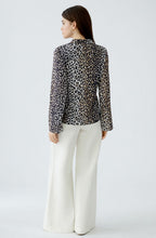Animal Print Silk touch Jersey Blouse