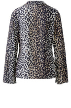 Animal Print Silk touch Jersey Blouse