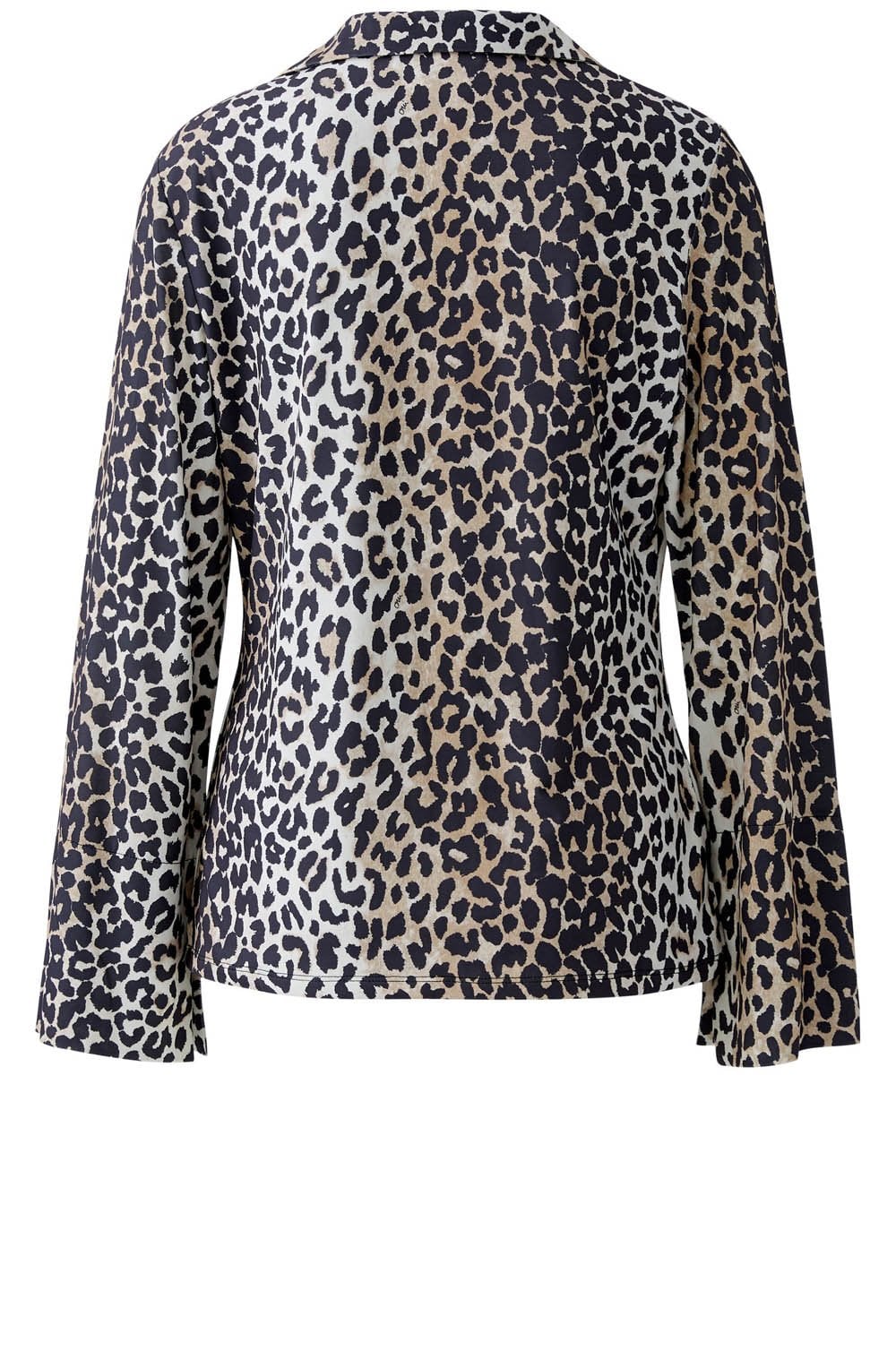 Animal Print Silk touch Jersey Blouse