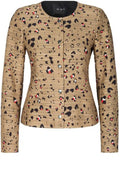 Animal Print Tailored Jacket