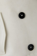Antique White Suede Effect Jacket